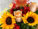 composizione fiori regalo fiorist oleggio a floreali05